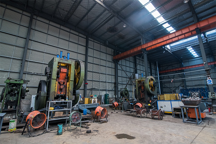 深州网架配件-锥头加工车间