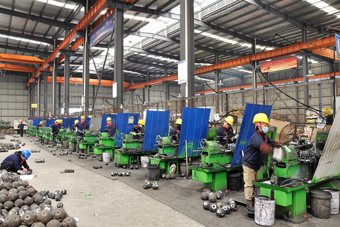 深州网架锥头车间